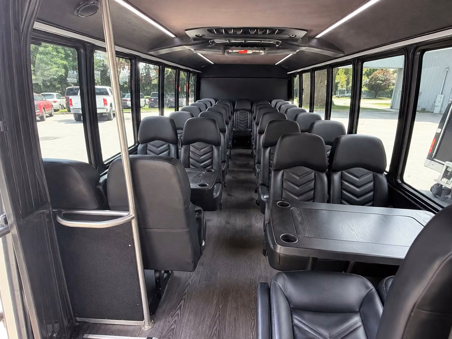 18 passenger minibus inside