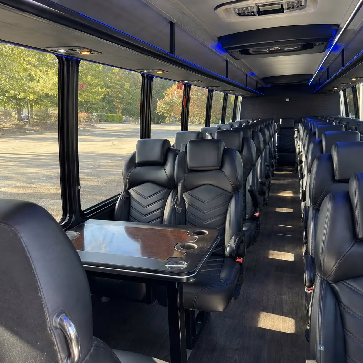 28 passenger minibus inside