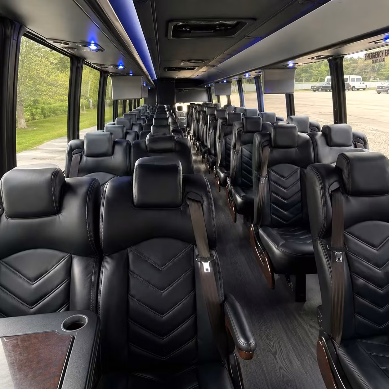 35 passenger minibus inside