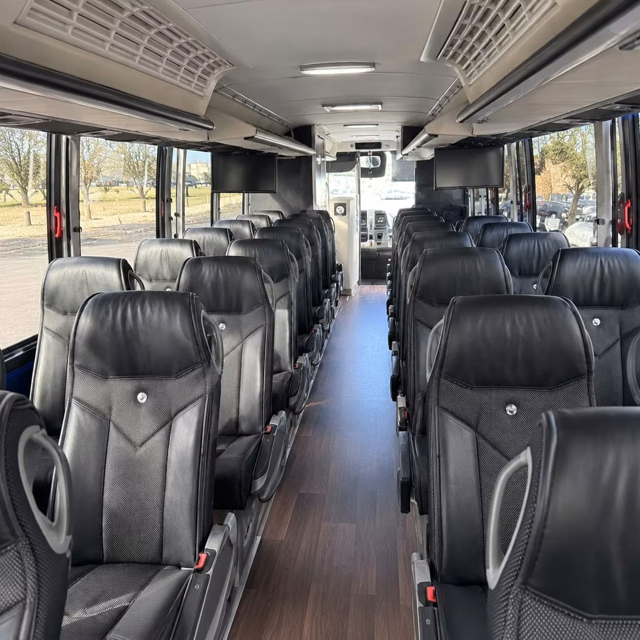 honolulu charter bus rental interior