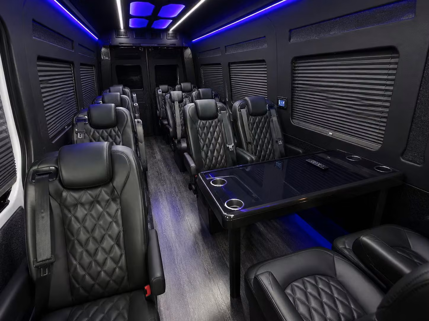 sprinter van with driver interior